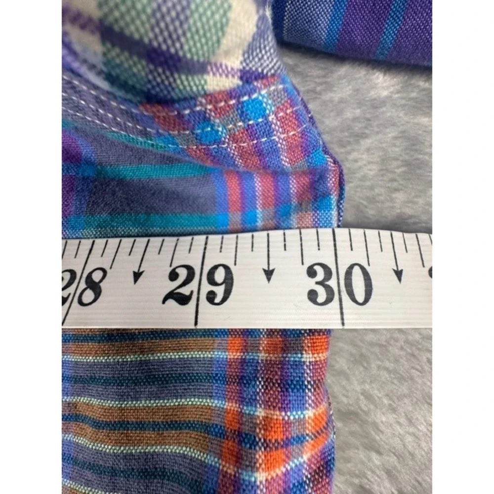 Polo Ralph Lauren Shirt Mens 2XB Multi Color Plaid Long Sleeve Cotton Big & Tall